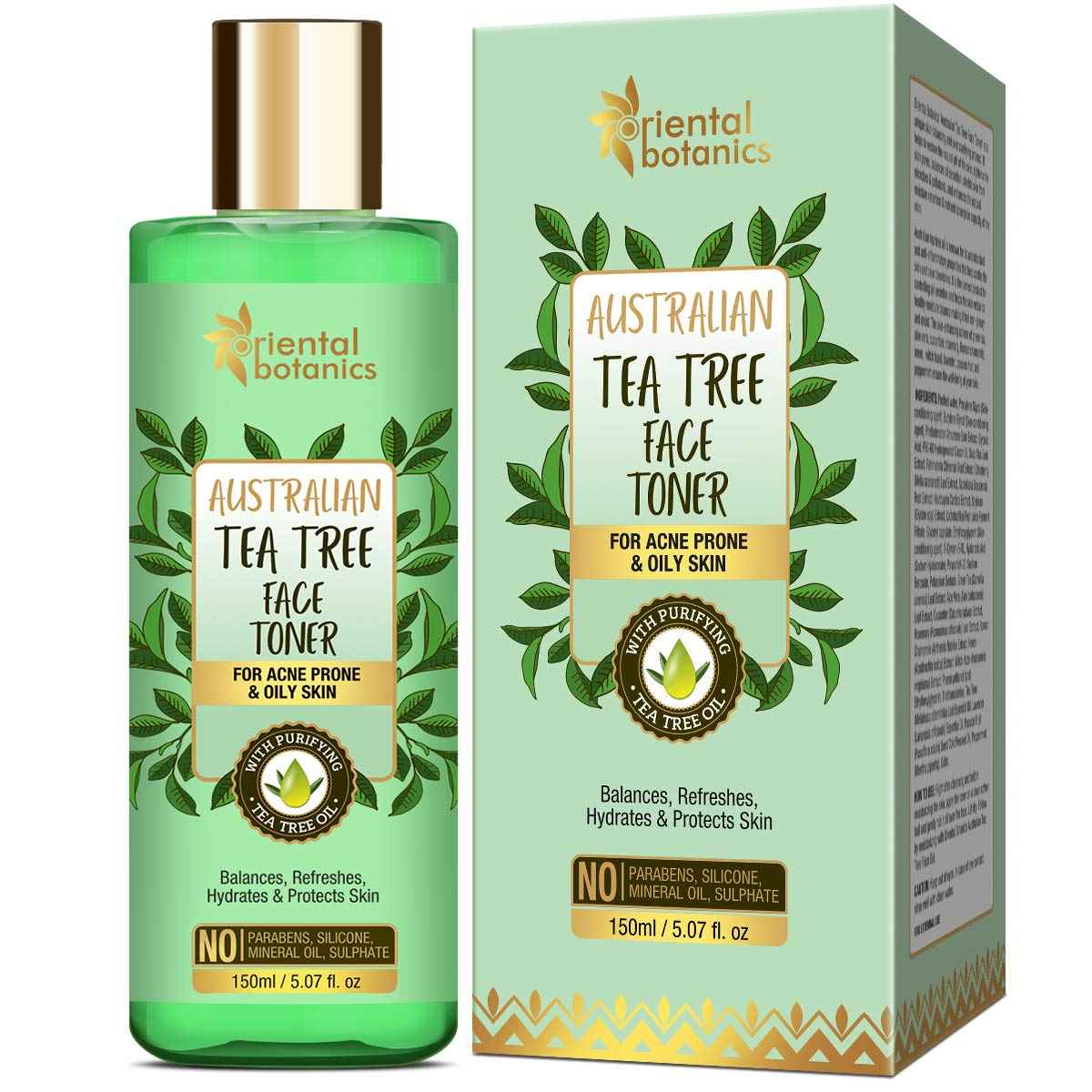 Buy Oriental Botanics Australian Tea Tree Face Toner 150ml | No SLS, Alcohol and Paraben (150 ml) - Purplle