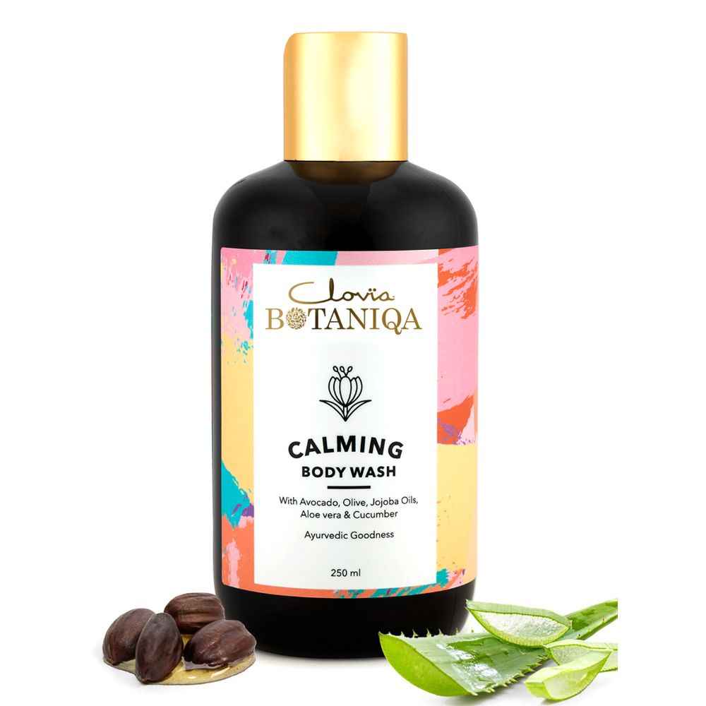 Buy Clovia Botaniqa Calming Body Wash with Jojoba, Aloe Vera Natural Ayurvedic for Dry Skin - 250ml - Purplle