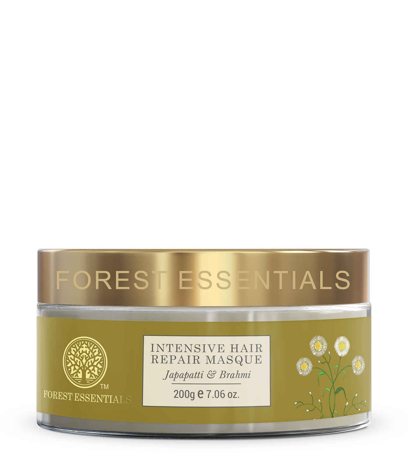 Buy Forest Essentials Intensive Hair Repair Masque Japapatti & Brahmi 200 gms - Purplle