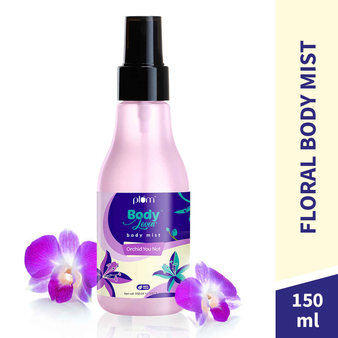 Buy Plum BodyLovin' Orchid-You-Not Body Mist | Long Lasting Fresh Floral Fragrance For Women With Red Apple, Freesia & Musk | High On Fun | Travel-Friendly Perfume Body Spray 150 ml - Purplle