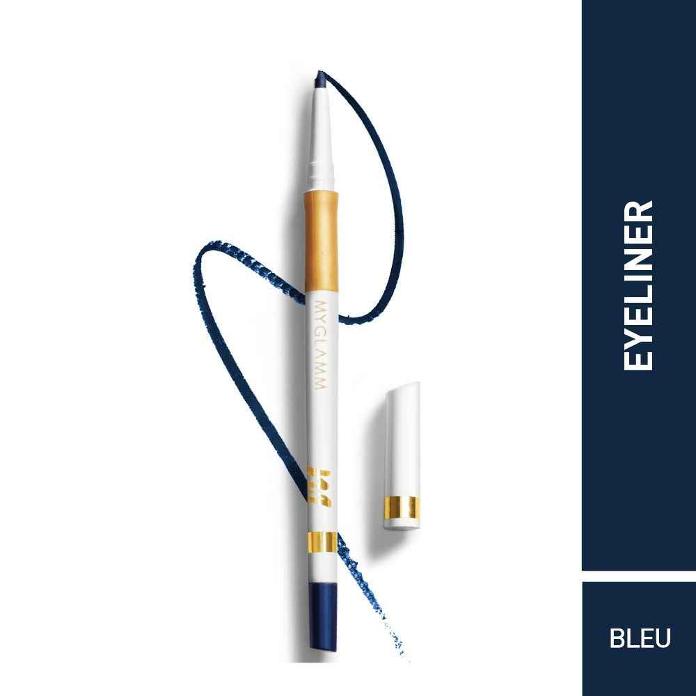 Buy MyGlamm Jet Set Eyes Kajal Eyeliner-Bleu-0.35 gm - Purplle