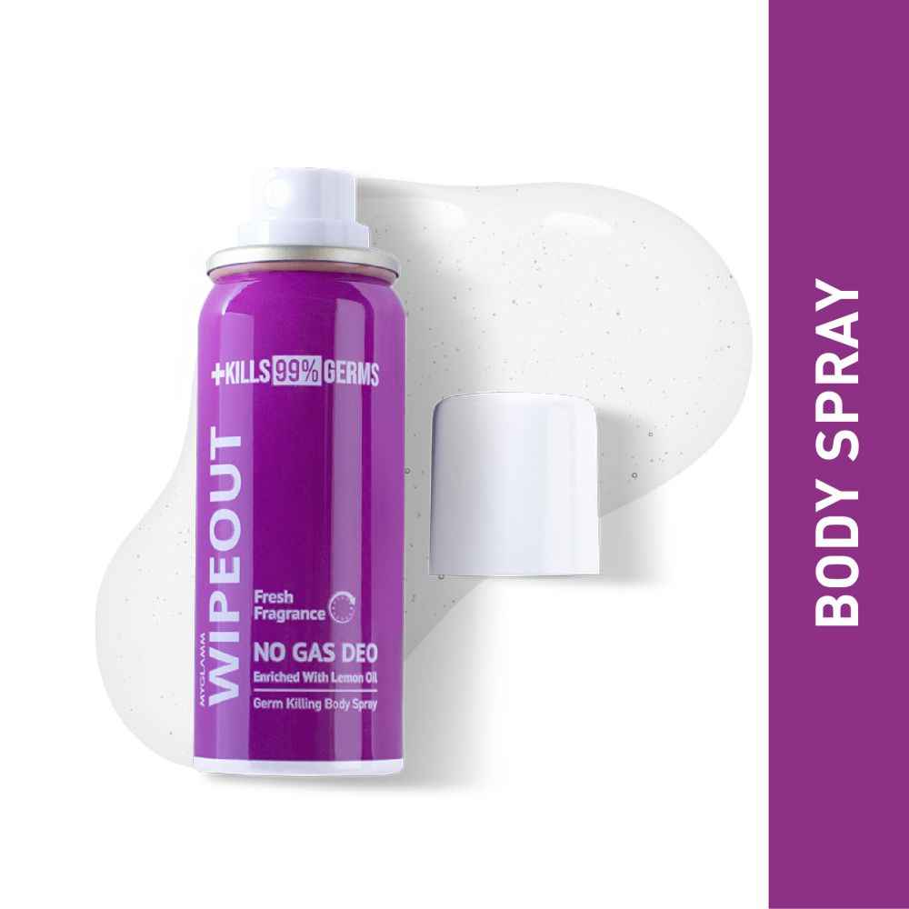 Buy MyGlamm WIPEOUT Germ Killing Body Spray-40ml - Purplle