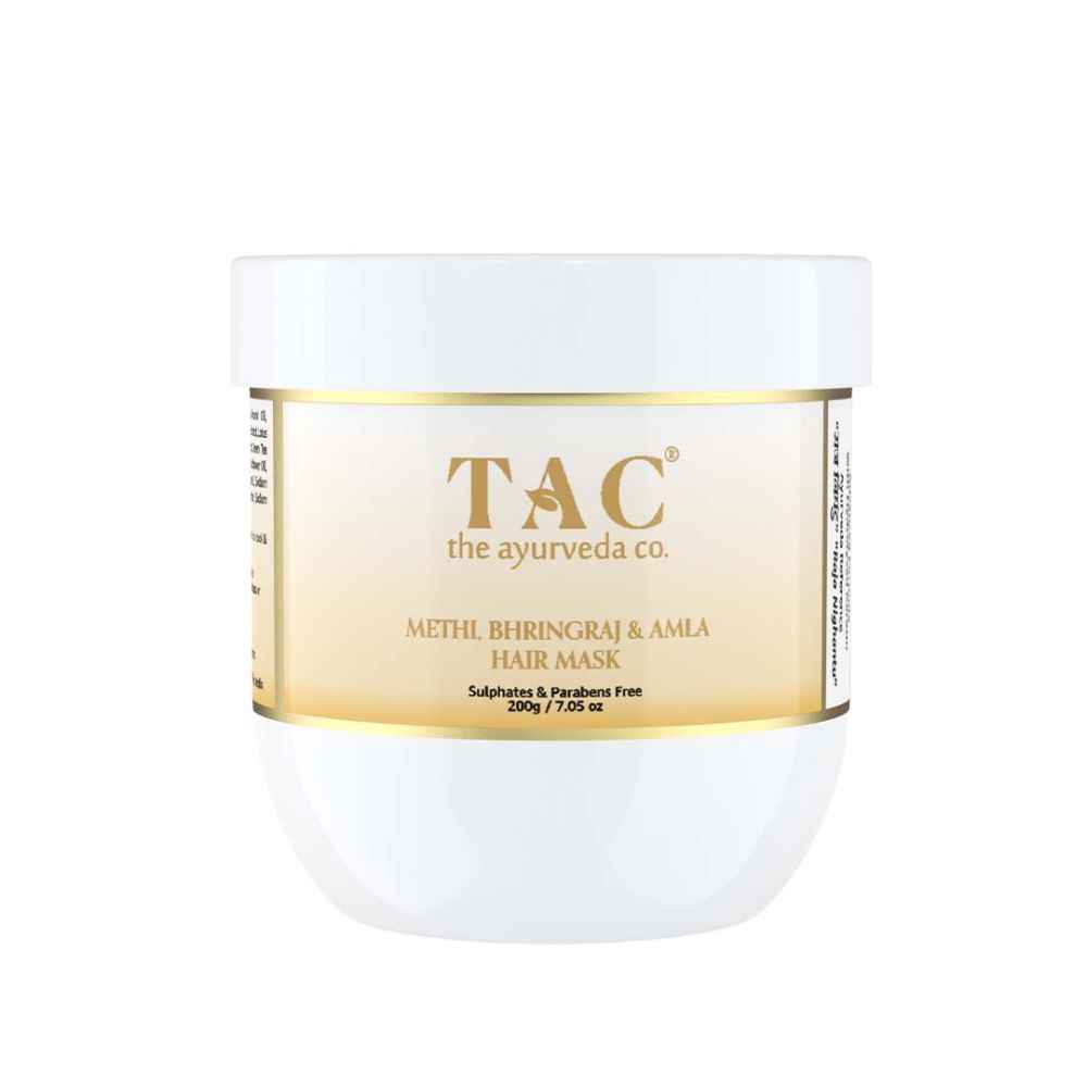 Buy TAC - The Ayurveda Co. Hair Mask For Hair Growth with Methi, Bhringraj, Amla & Natural Keratin - Free From Parabens & Sulphate - 200g For Frizzy Hair - Purplle
