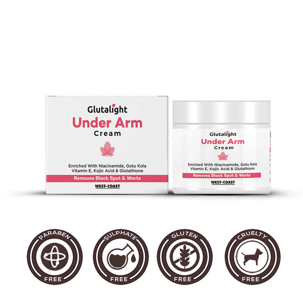 Buy Glutalight Under Arm Cream For Removes Black Spot & Warts - 50 gm - Purplle