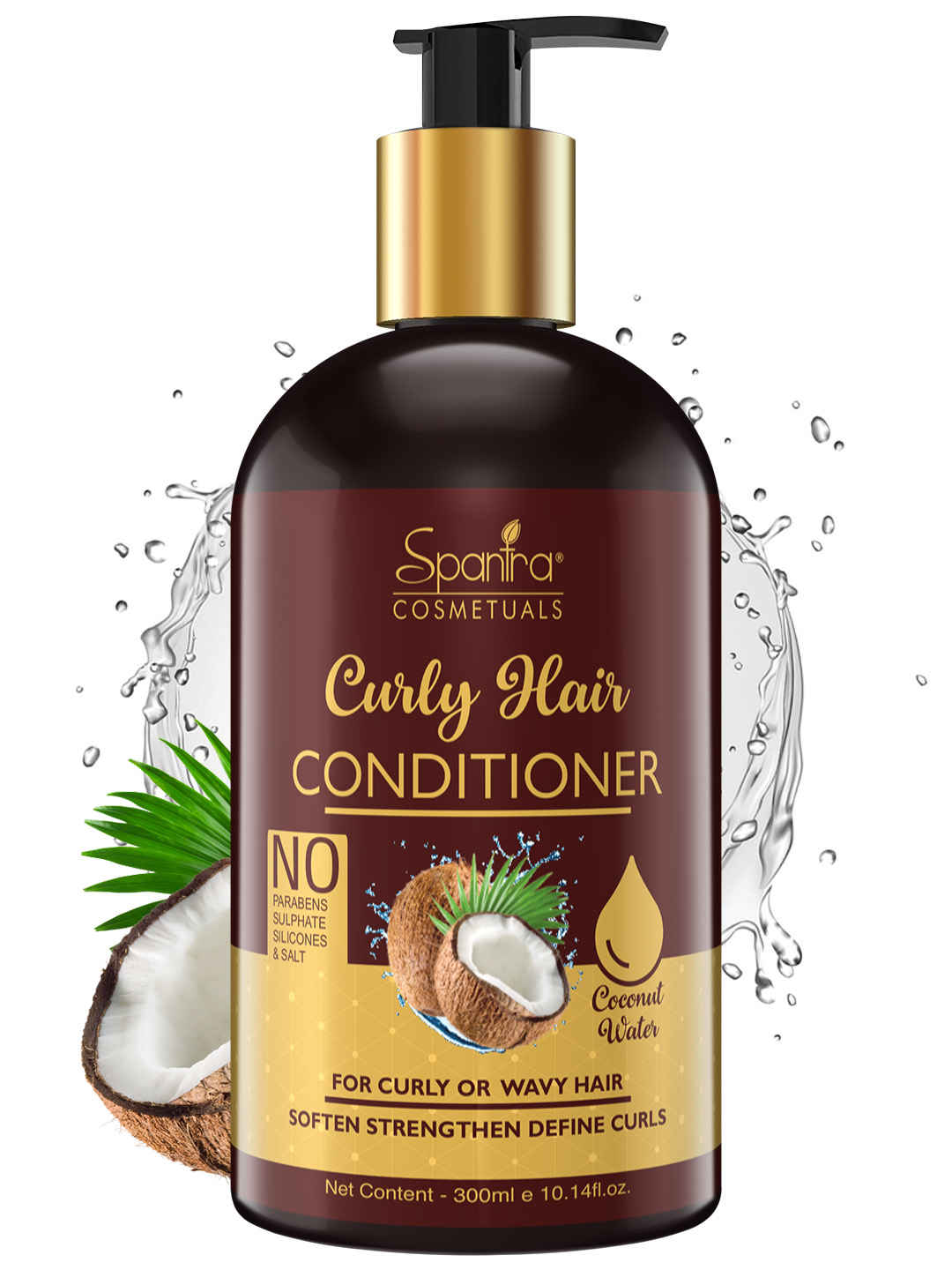 Buy Spantra Curly Hair Conditioner For Curls or Wavy Hair, 300ml - Purplle