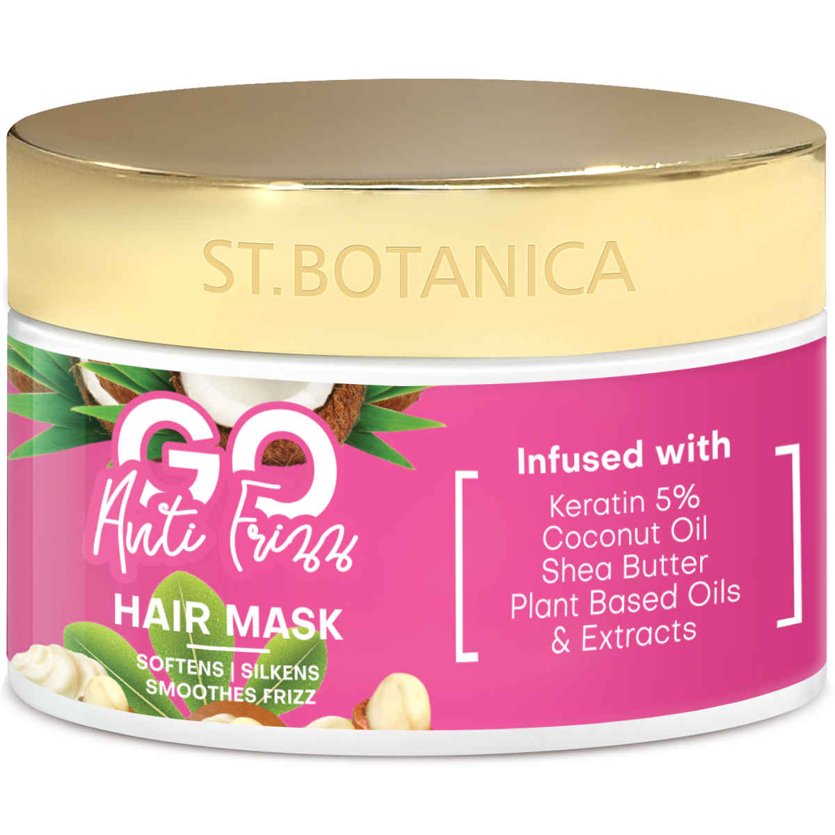 Buy StBotanica GO Anti Frizz Hair Mask 200ml - Purplle