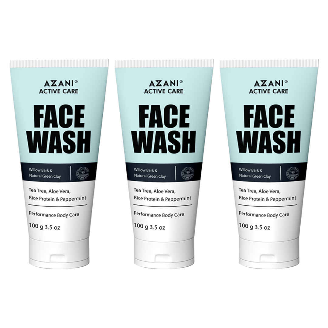 Buy Azani Active Care Face Wash to Detoxify, Deep Cleanse, Soothe & Brighten Skin, Fight Acne, Clear Pores & Anti Microbial for Men & Women - (300 g) - Purplle