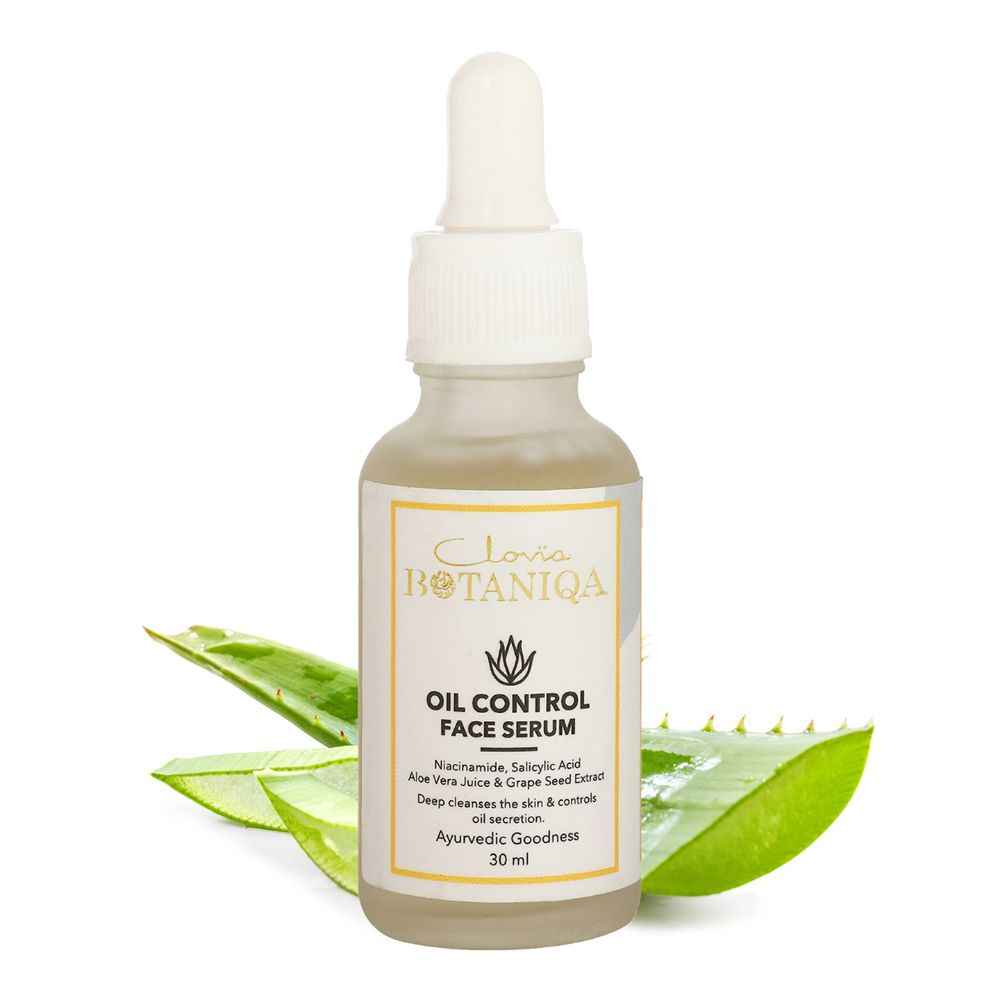 Buy Clovia Botaniqa Oil Control Face Serum with BHA & Salicylic Acid Natural & Ayurvedic - 30ml - Purplle