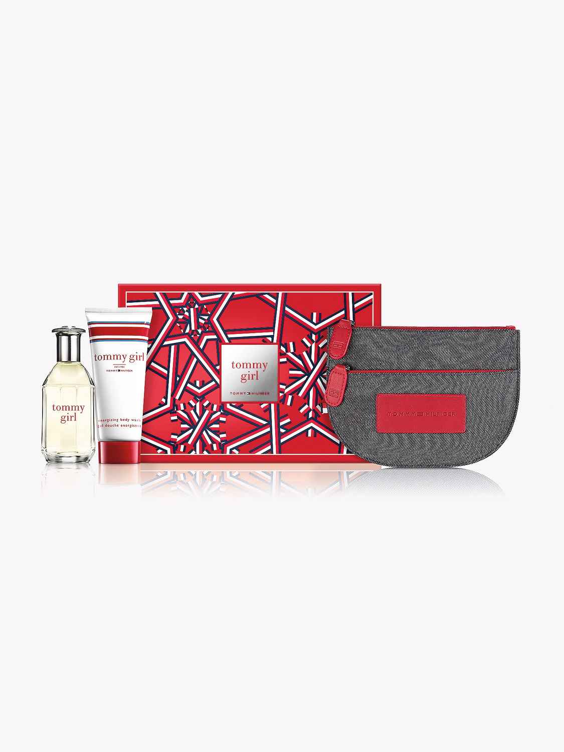 Buy Tommy Hilfiger Girl Favorite Things Set (Eau de Toilette 50ml + Body Wash 100ml + Cosmetic Pouch) - Purplle