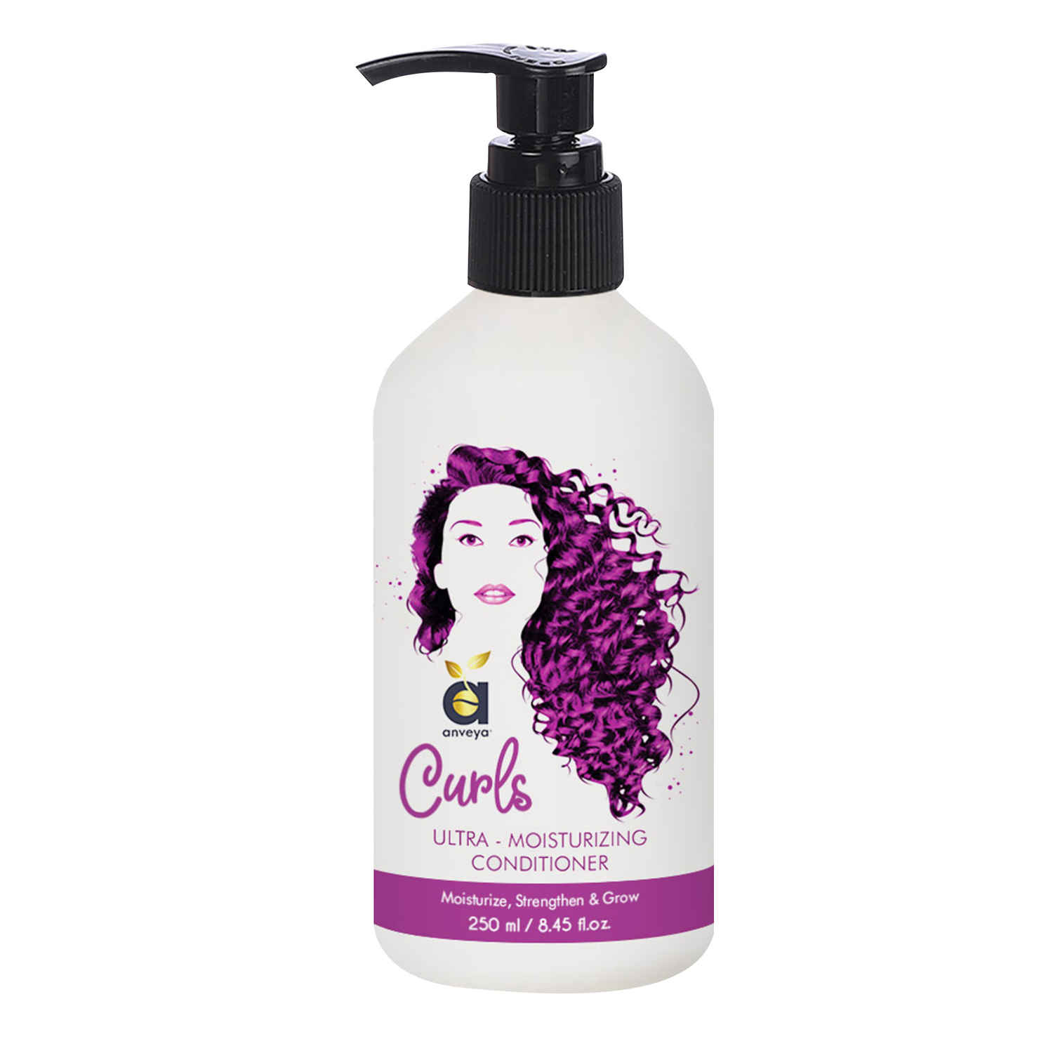 Buy Anveya Curls Ultra-Moisturizing Conditioner For Curly Hair, 250ml: Nourish & Quench Your Curls - Purplle