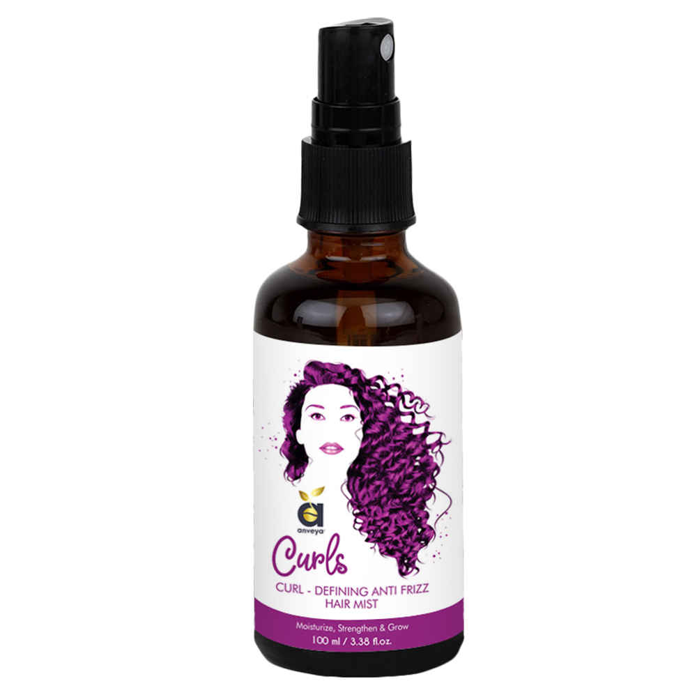 Buy Anveya Curls Hair Mist For Curly Hair, Curl-Defining Anti-Frizz, 100ml - Purplle