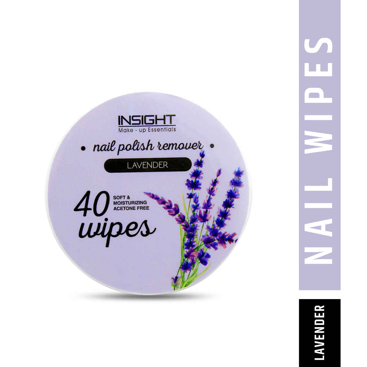 Buy Nail Polish Remover Wipes_Lavender (40 Wipes) - Purplle