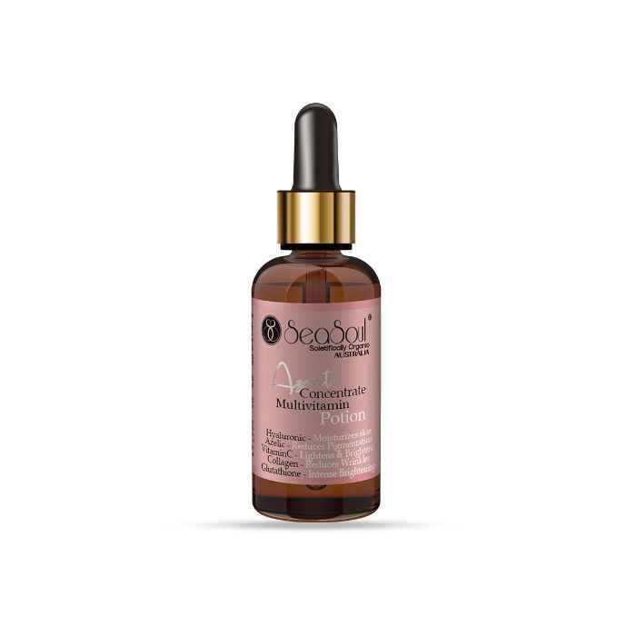 Buy SeaSoul Multivitamin Face Serum for Moisturizing, Wrinkle Reduction , Acne & Pigmentation Control - Purplle