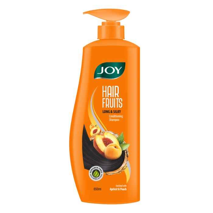 Buy Joy Hair Fruits Long & Silky Conditioning Shampoo Enriched with Apricot & Peach 650 ml - Purplle