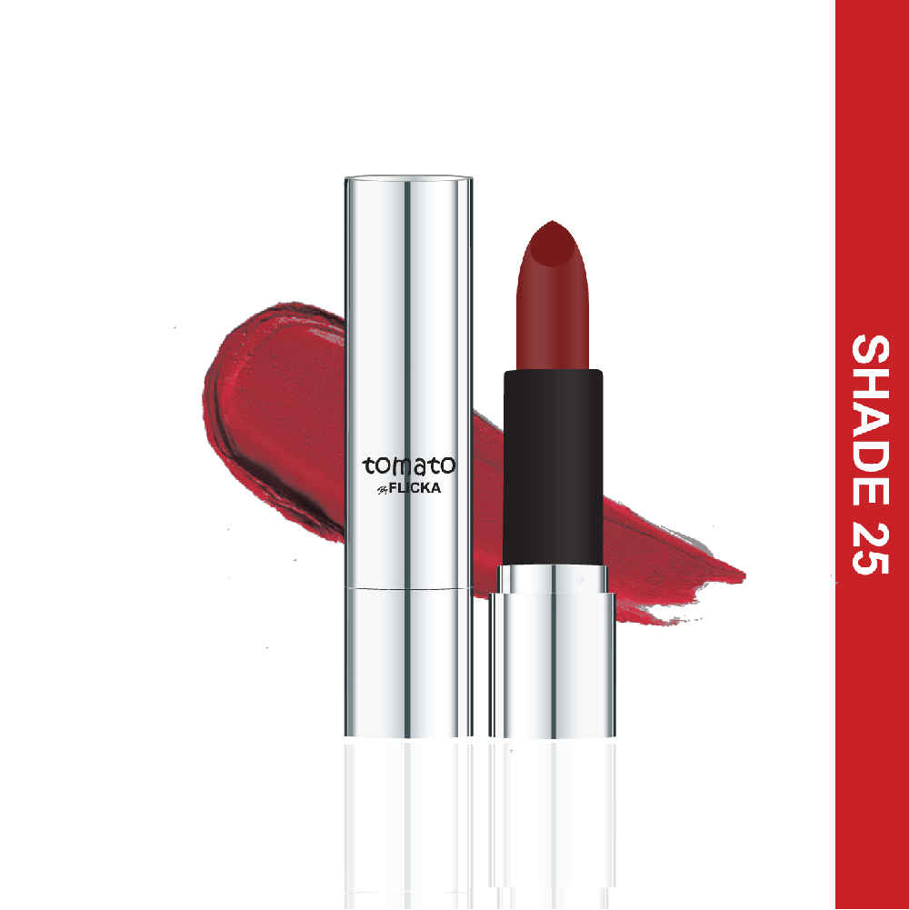 Buy Flicka Tomato By Flicka Lipstick- 25 (4Gms) - Purplle
