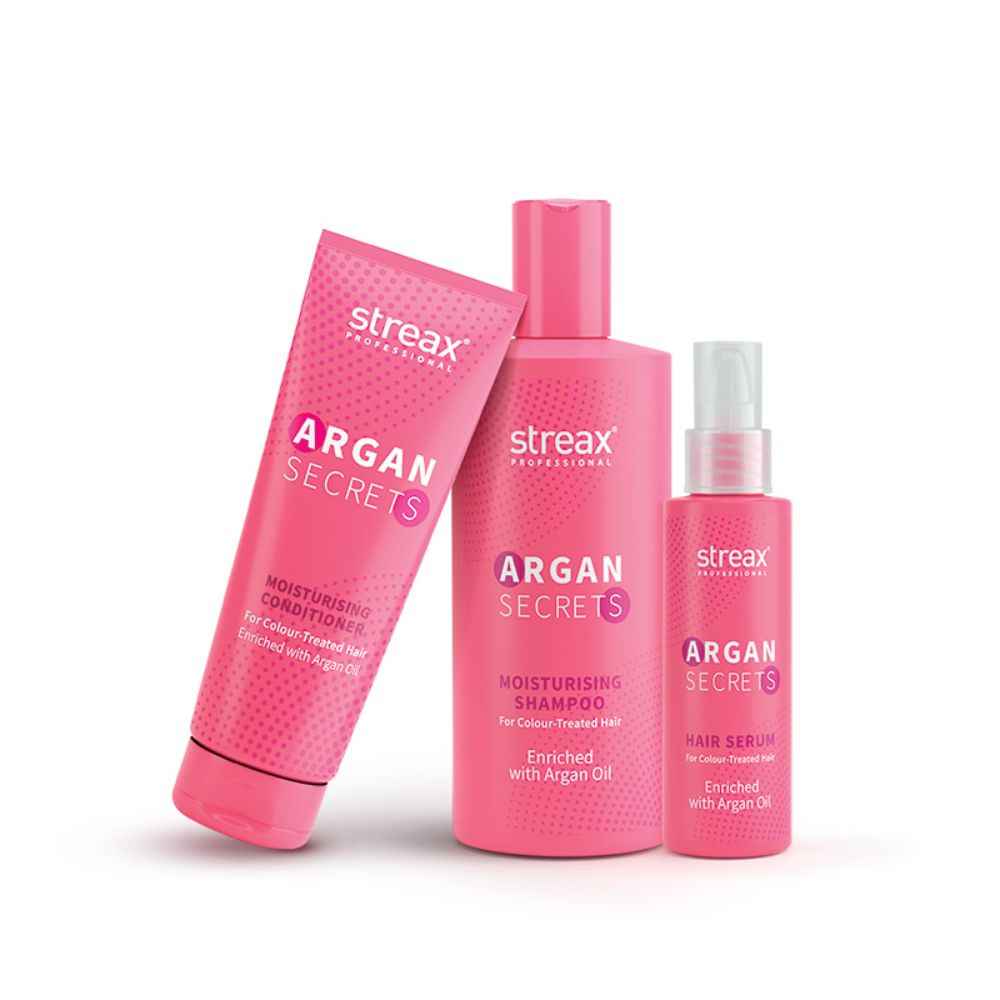 Buy Streax Professional Argan Secrets Colour Protect Complete Hair Care Combo - Purplle
