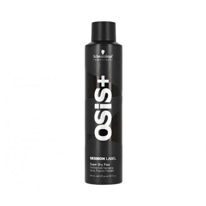 Buy Schwarzkopf Professional Osis+ Session Label Super Dry Fix Strong Hold Hair Spray (300 ml) - Purplle