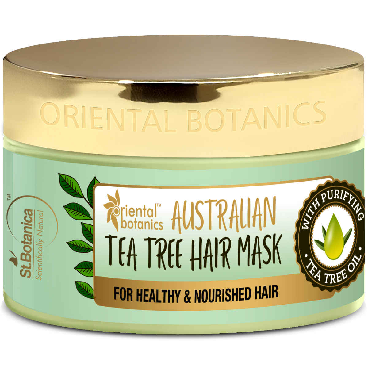 Buy Oriental Botanics Australian Tea Tree Hair Mask For Healthy And Nourished Hair - No SLS / Sulphate, Paraben, 200ml - Purplle