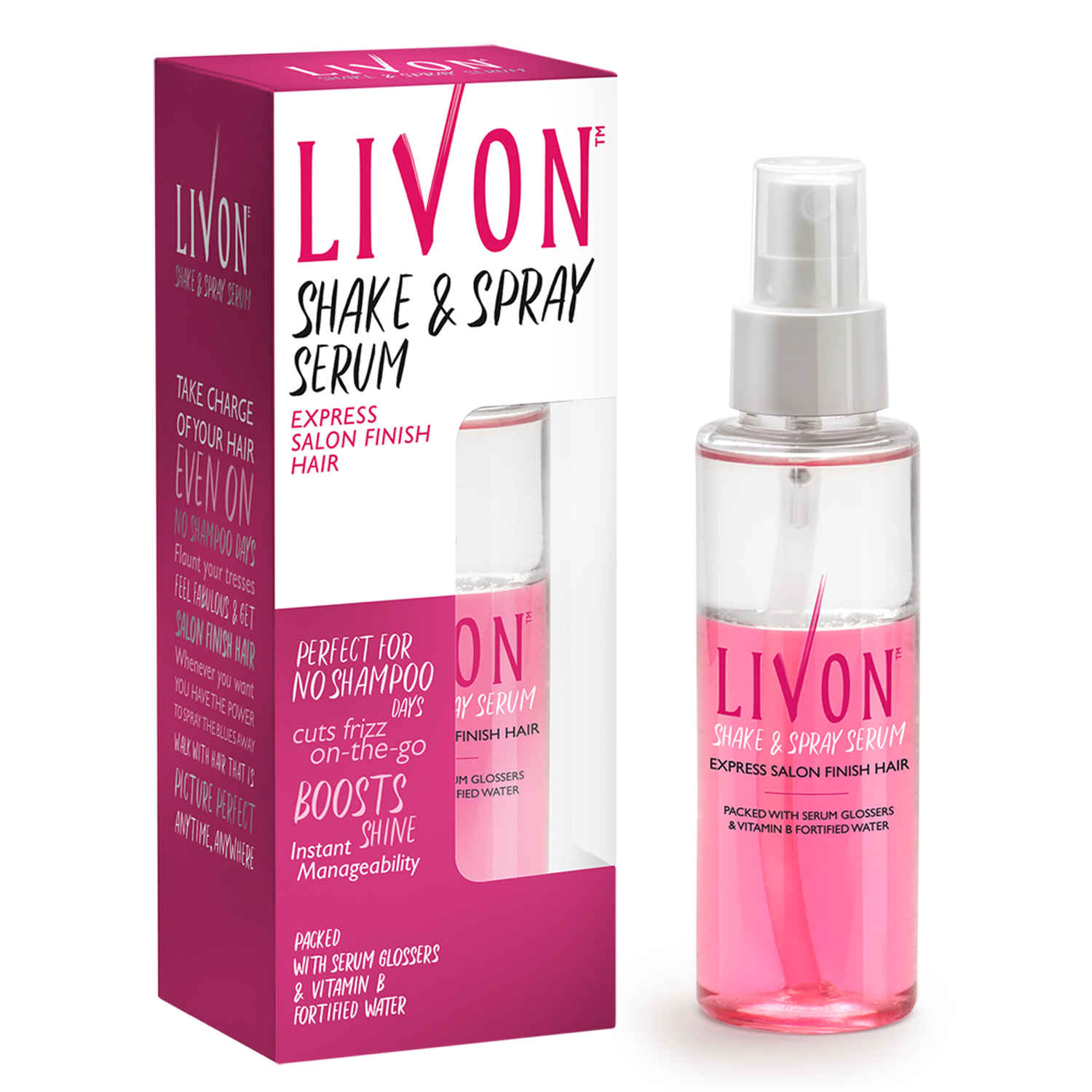 Buy Livon Shake & Spray Hair Serum (100 ml) - Purplle