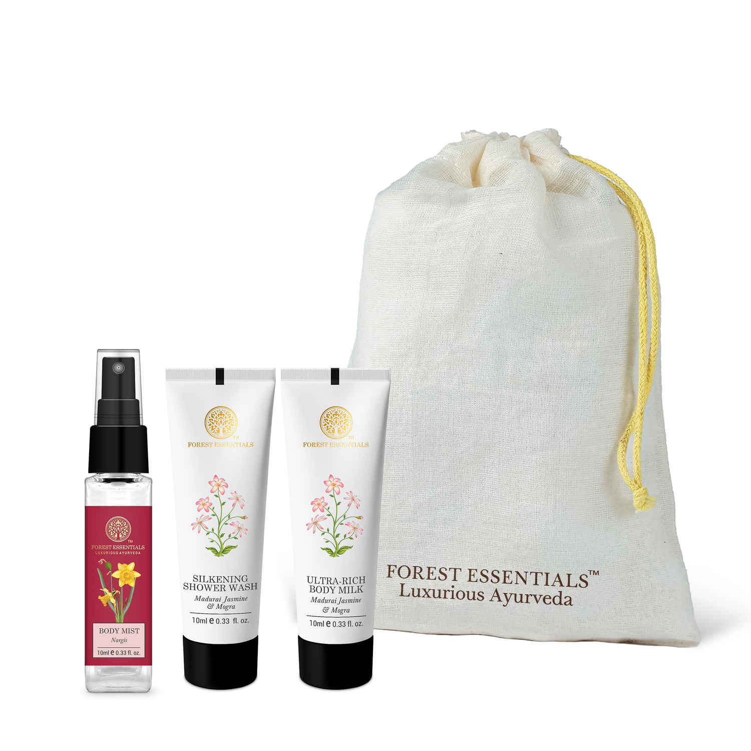 Buy Forest Essentials Assorted body care trio kit - Purplle
