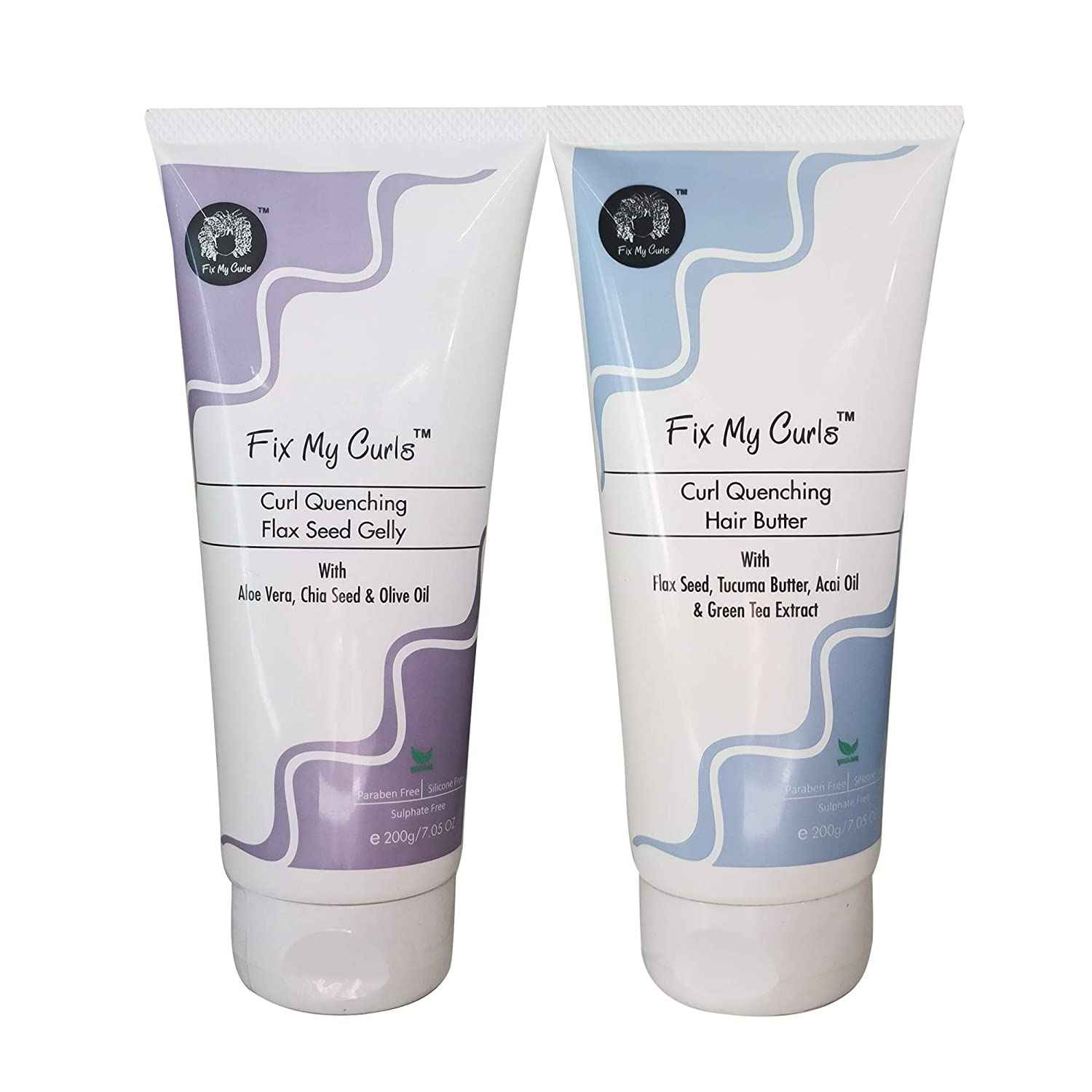 Buy Fix My Curls Curl Quenching Moisture Bundle For Curly And Wavy Hair, 200GM Each - Purplle