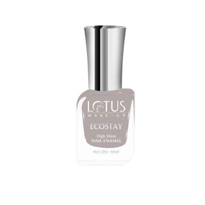 Buy Lotus Make-Up Ecostay Nail Enamel - Smoke Grey | Long Lasting | Super Glossy | Chip Resistant | DBP & Toulene Free | Vegetarian | 10ml - Purplle