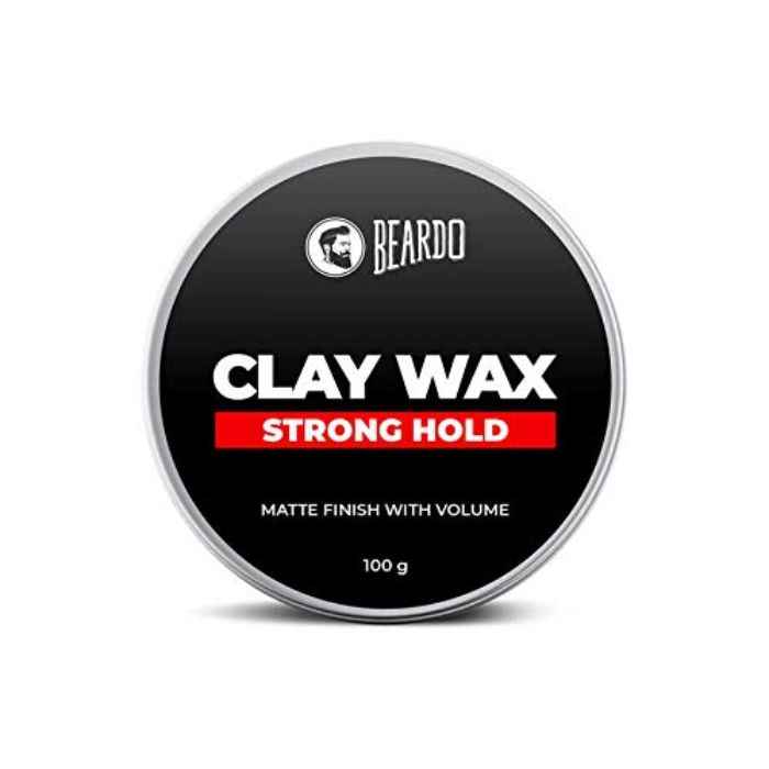 Buy Beardo Hair Clay Wax - Strong Hold for Men 100 gm | Made in India - Purplle