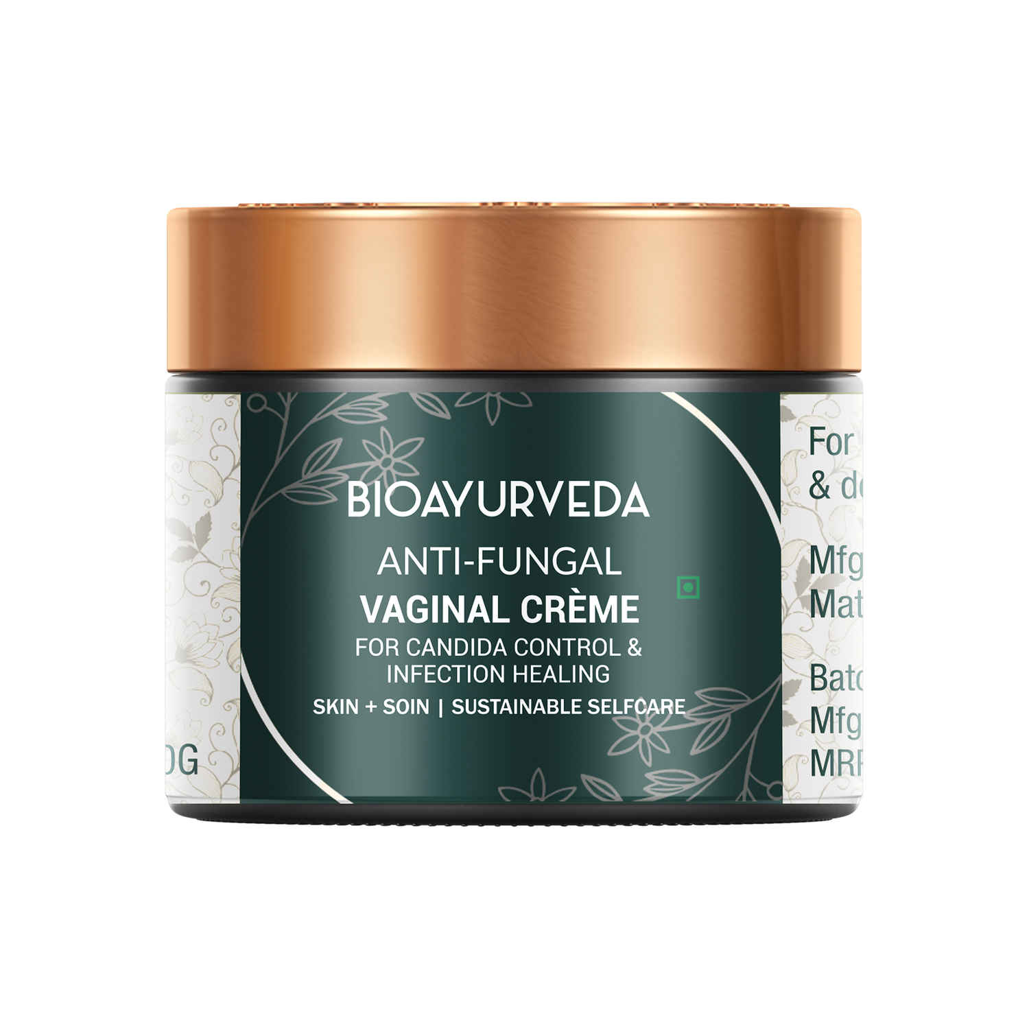 Buy BIOAYURVEDA Anti Fungal Vaginal Cream 60 gm - Purplle