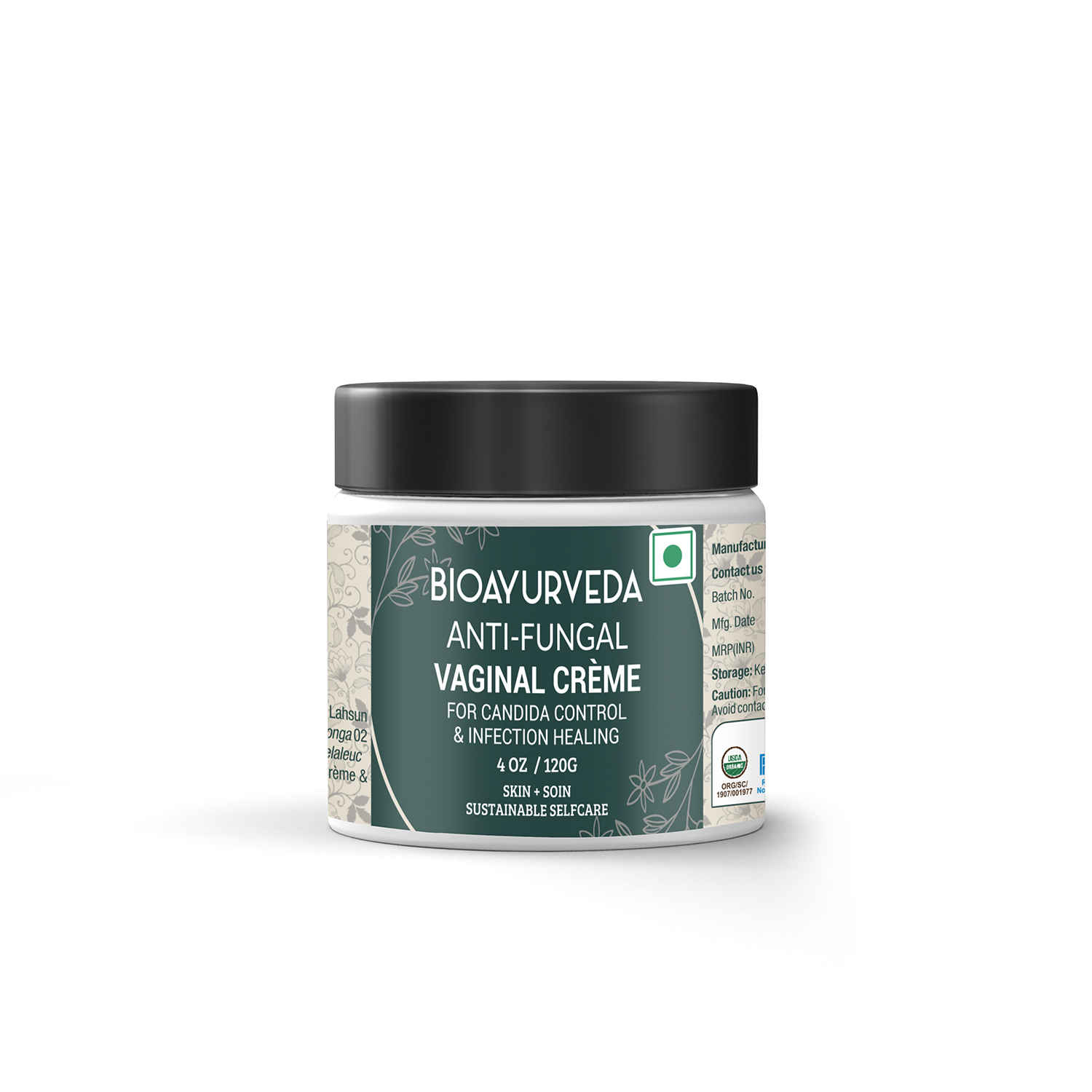 Buy BIOAYURVEDA Anti Fungal Vaginal Cream 120 gm - Purplle