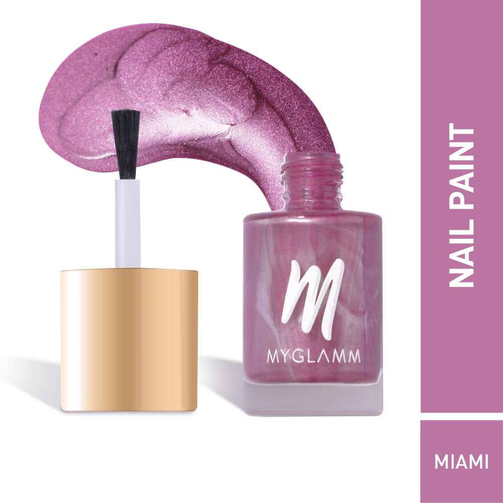 Buy MyGlamm Wandurlust Matt Chrome Nail Paint-Miami-11ml - Purplle