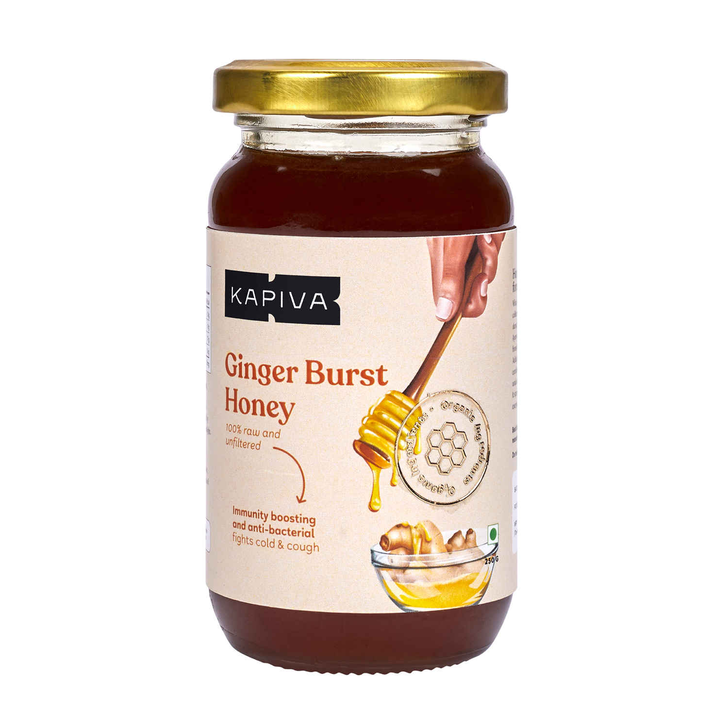 Buy Kapiva Ginger Burst Honey 250Gm - Purplle