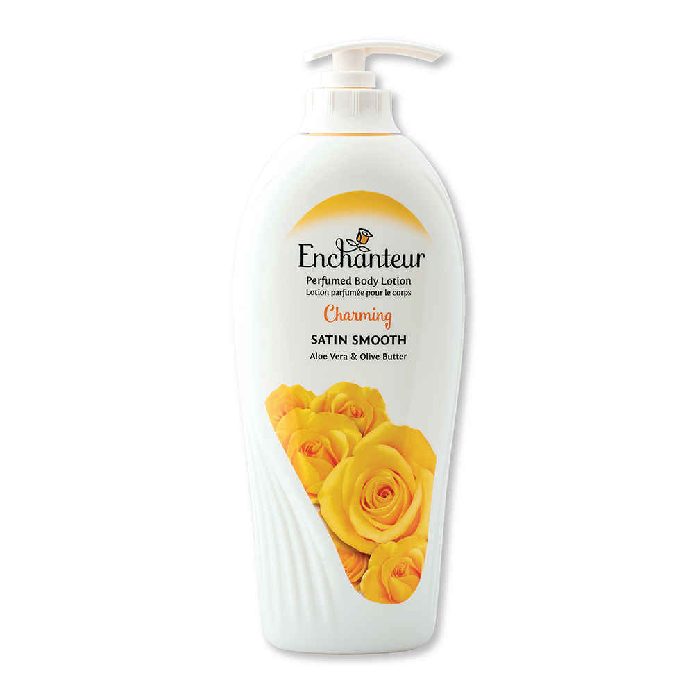 Buy Enchanteur Charming Perfumed Body Lotion, 500 ml, with Aloe Vera & Olive Butter for Satin Smooth Skin - Purplle