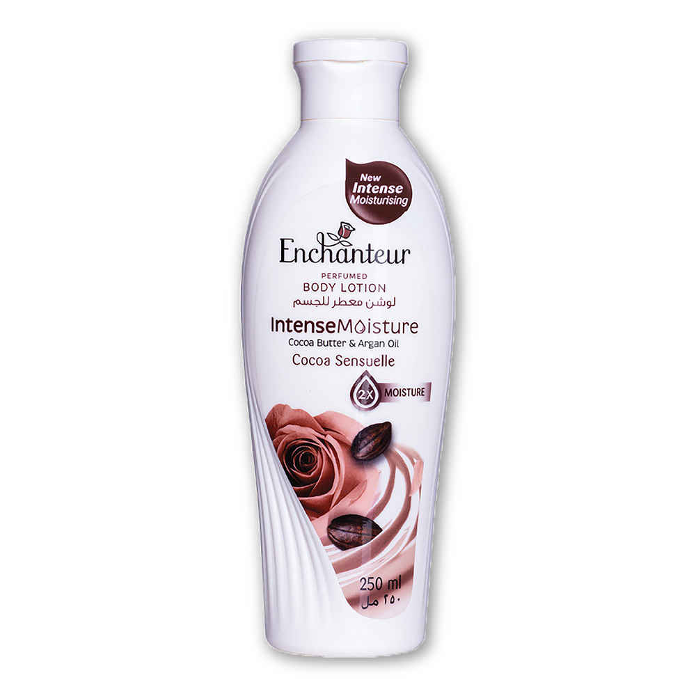 Buy Enchanteur Cocoa Sensuelle Perfumed Body Lotion, 250 ml, with Cocoa Butter & Argan Oil for Intense Moisture - Purplle
