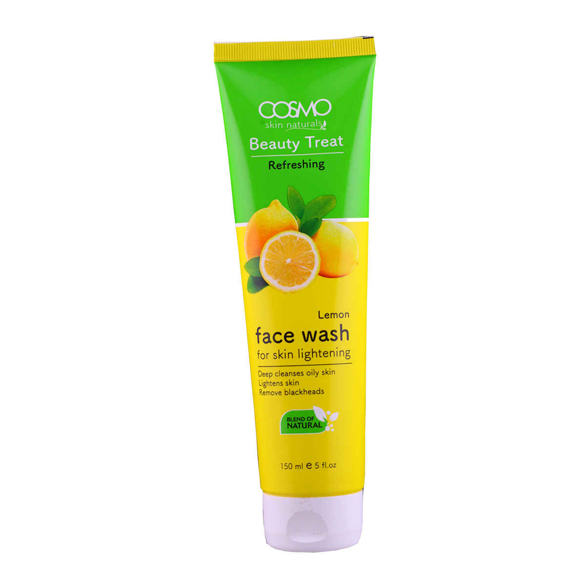 Buy Cosmo Beauty Treat Refreshing Lemon Face Wash (150 ml) - Purplle