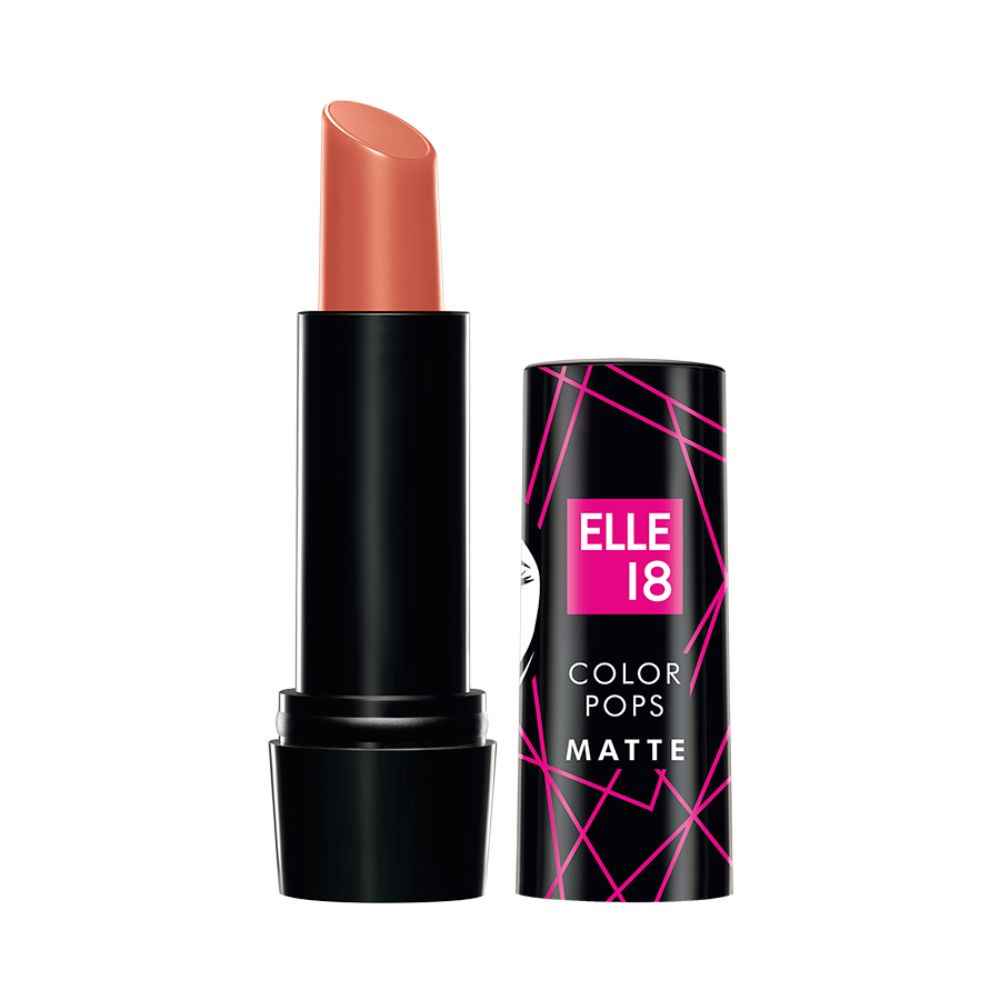 Buy Elle 18 Color Pop Matte Lip Color, B2, Brown Ginger, 4.3 g - Purplle