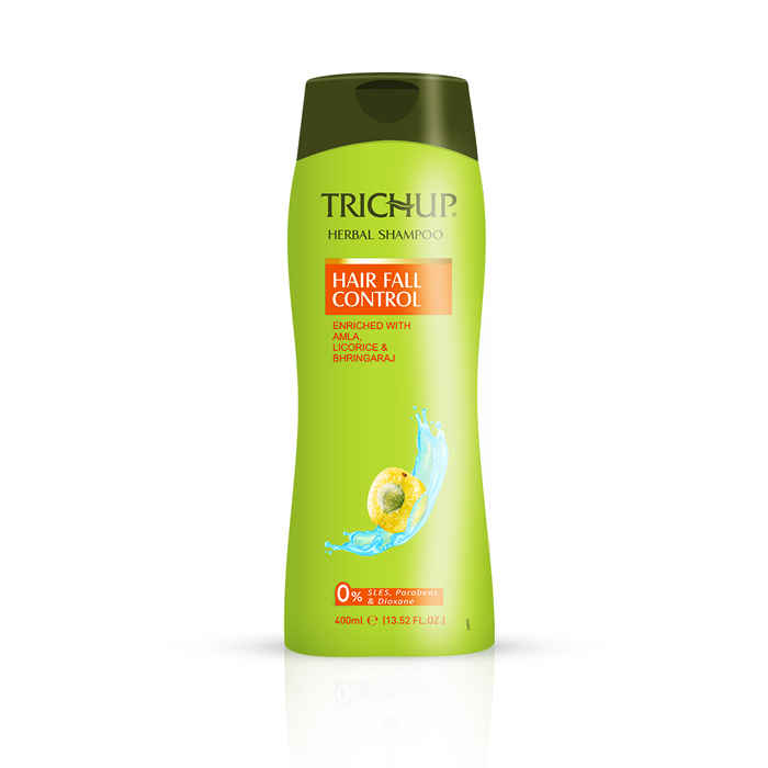 Buy TRICHUP HERBAL SHAMPOO - HAIR FALL CONTROL 400ML - Purplle