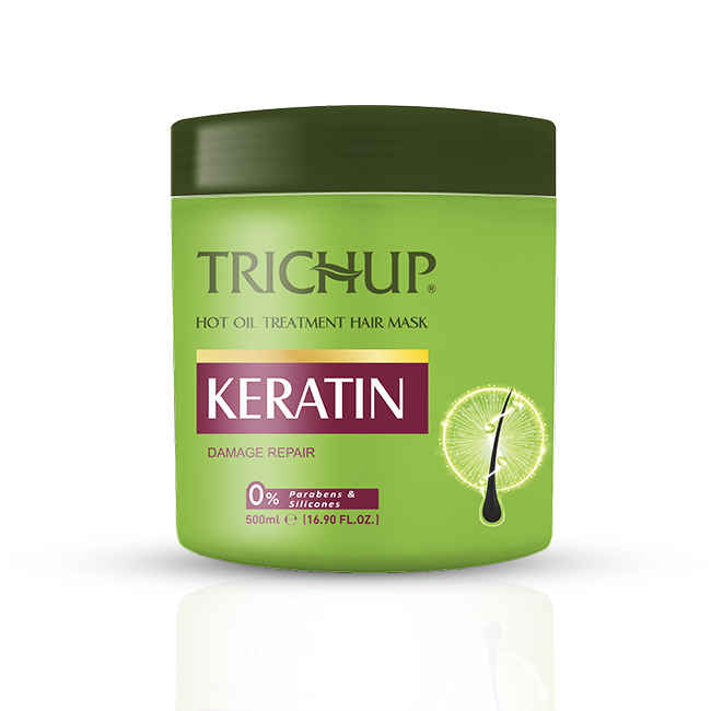 Buy TRICHUP KERATIN HOT OIL TREATMENT HAIR MASK - 500ML - Purplle