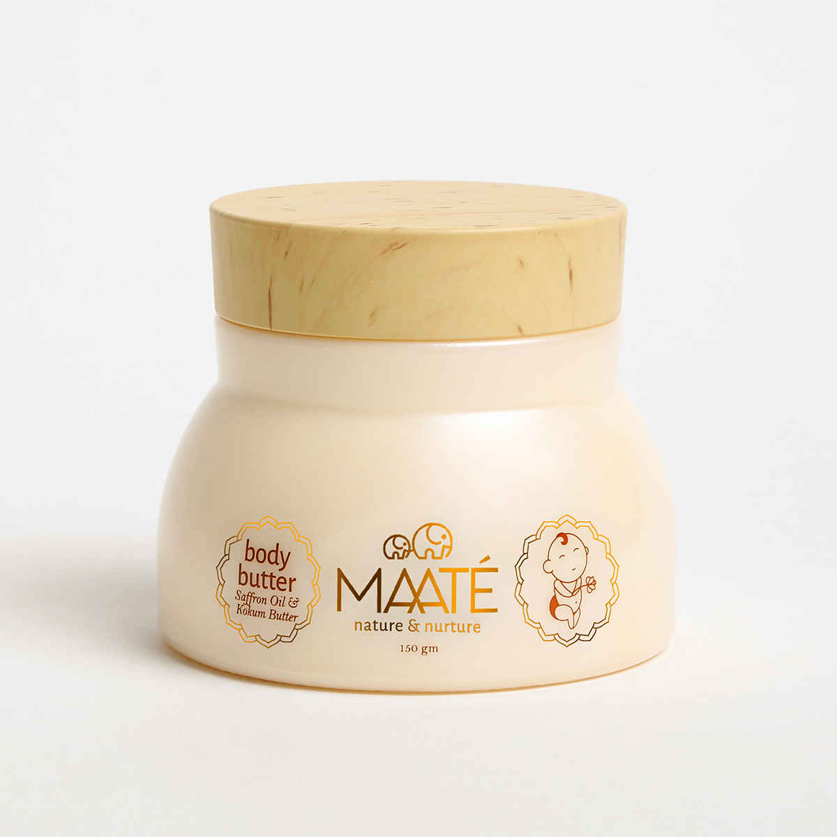 Buy MAATE Baby Body Butter | Deep and Long Lasting Baby Moisturiser | Radiant Baby Skin | 150 Gm - Purplle