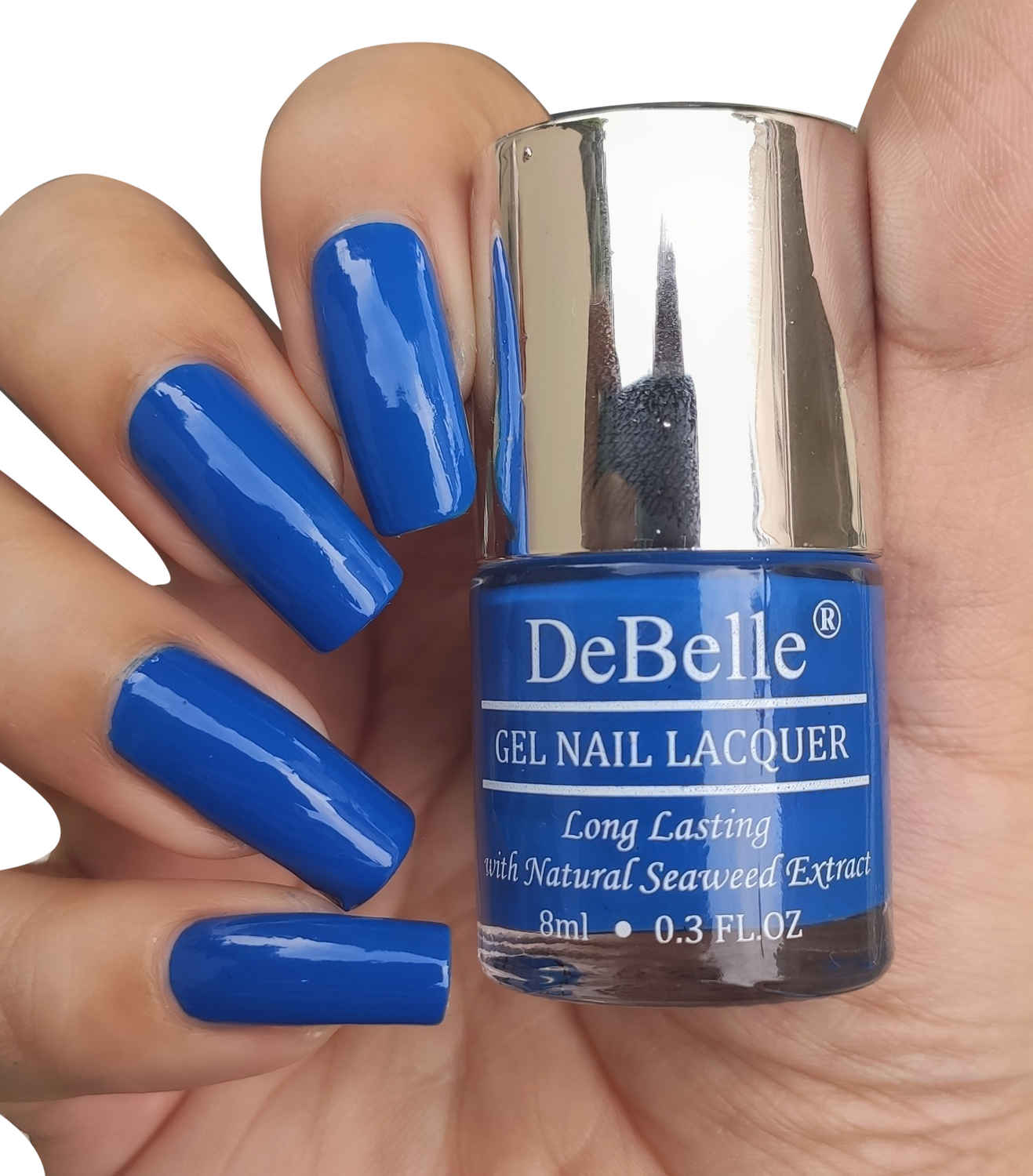 Buy DeBelle Gel Nail Lacquer Creme Velvette Truffle - Sapphire Blue, (8 ml) - Purplle