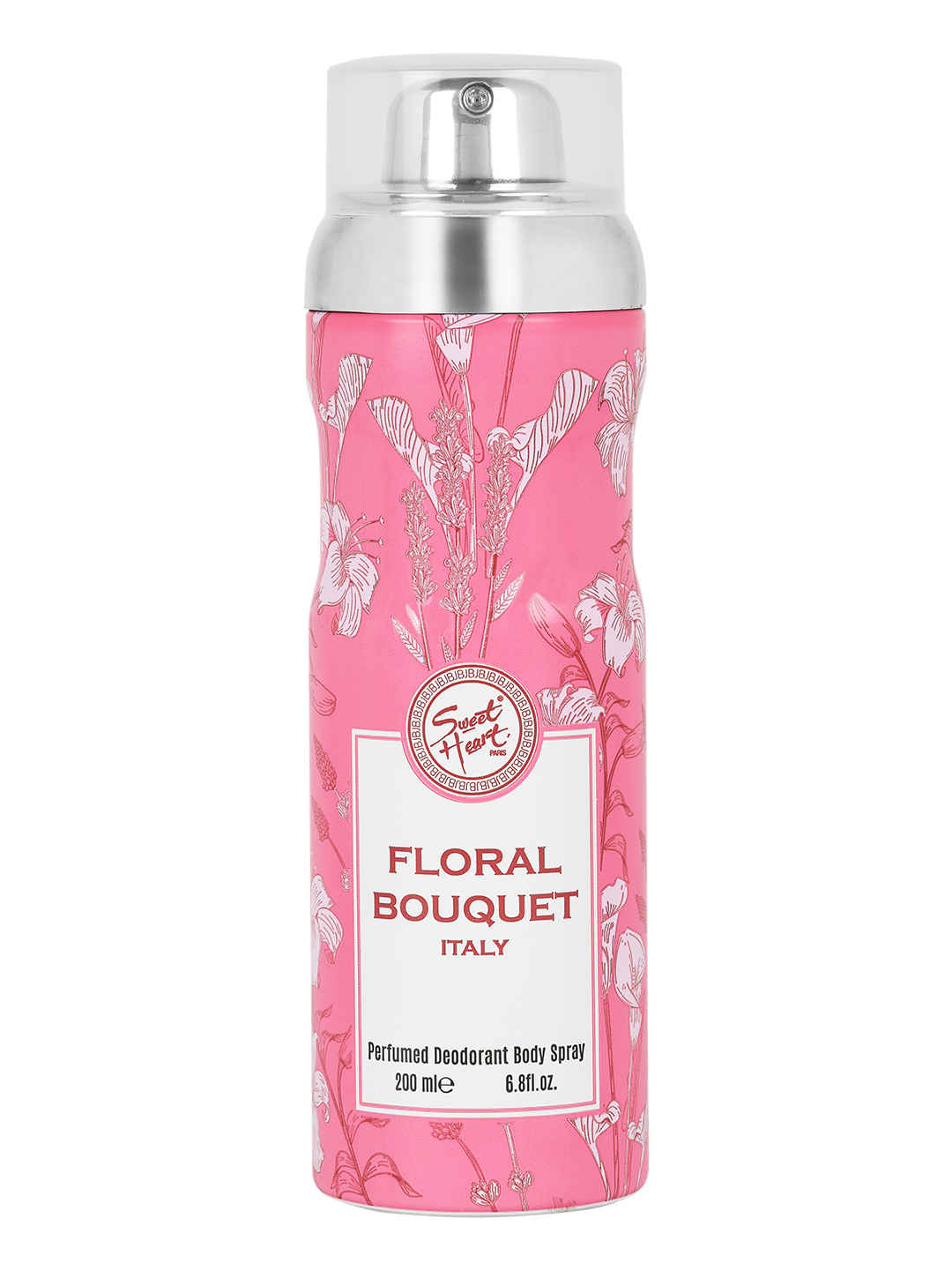 Buy Sweet Heart Floral Bouquet Italy (Pink) Deodorant Perfumed Bodyspray, 200ml - Purplle