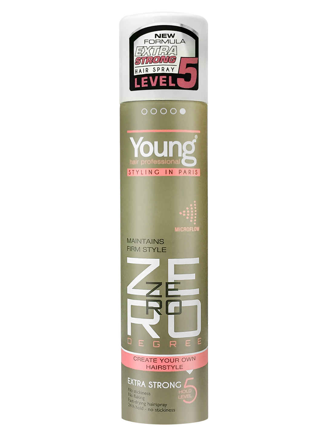 Buy Sweet heart Young Hair Profressional Zero Degree Extra Strong Hairspray, 300 ml - Purplle