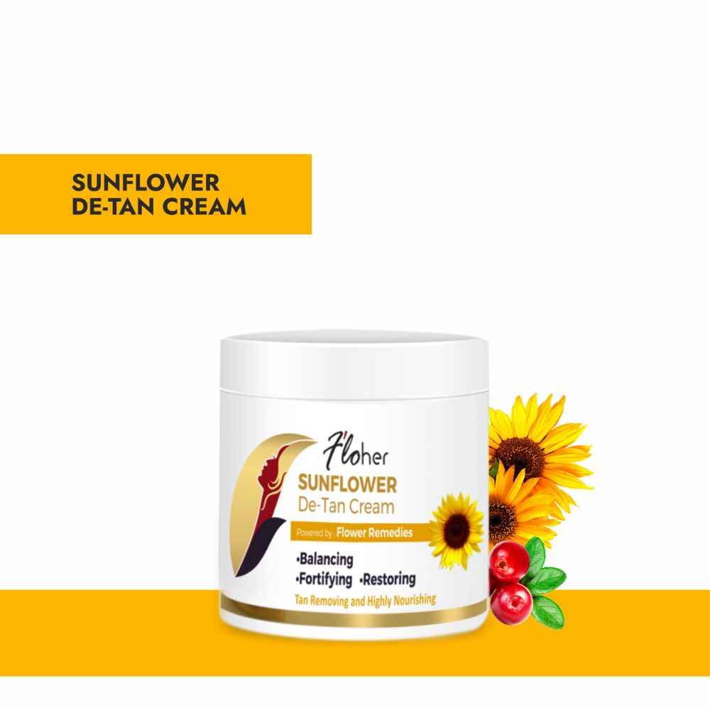 Buy Floher De-Tan Sunflower Face Pack (100 g) - Purplle