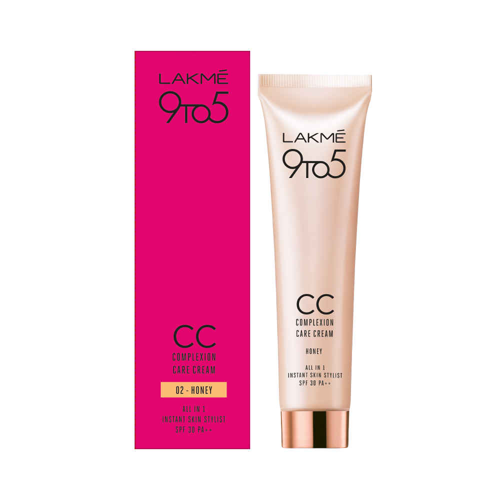 Buy Lakme 9 to 5 Complexion Care CC Cream, Honey (30 g) - Purplle