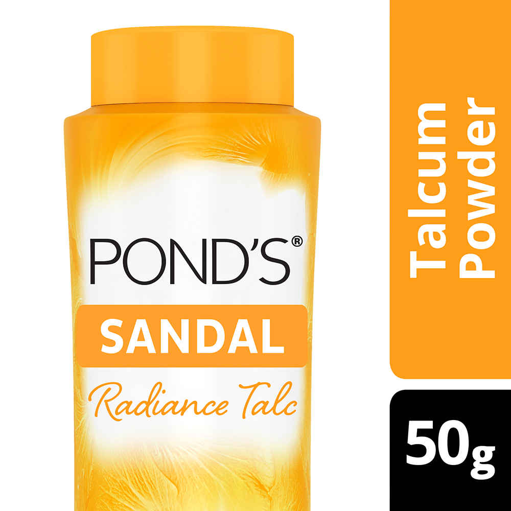 Buy POND'S Sandal Radiance Talcum Powder, 50 g - Purplle