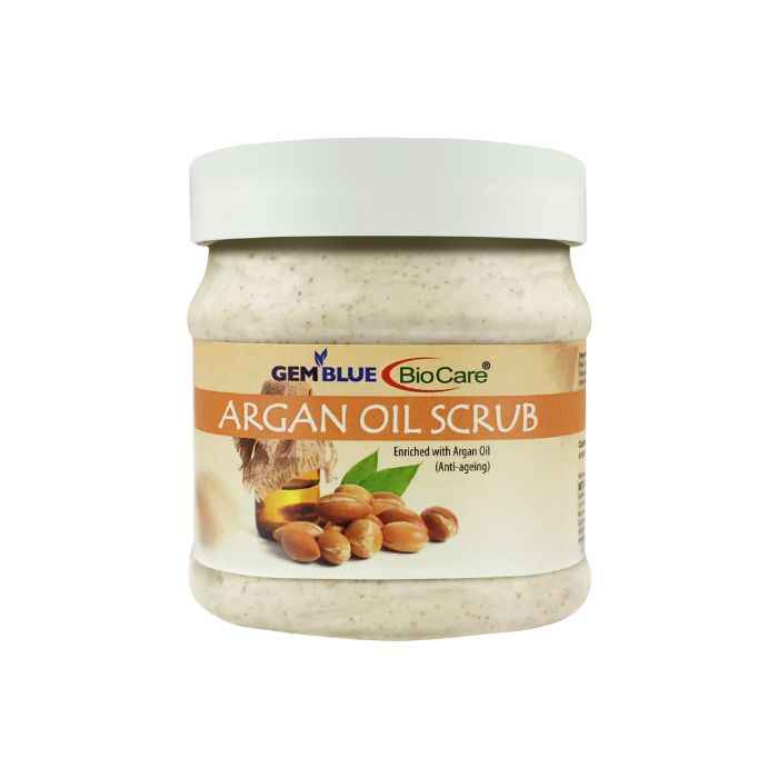 Buy Gemblue Biocare Argan Oil Scrub (500 ml) - Purplle