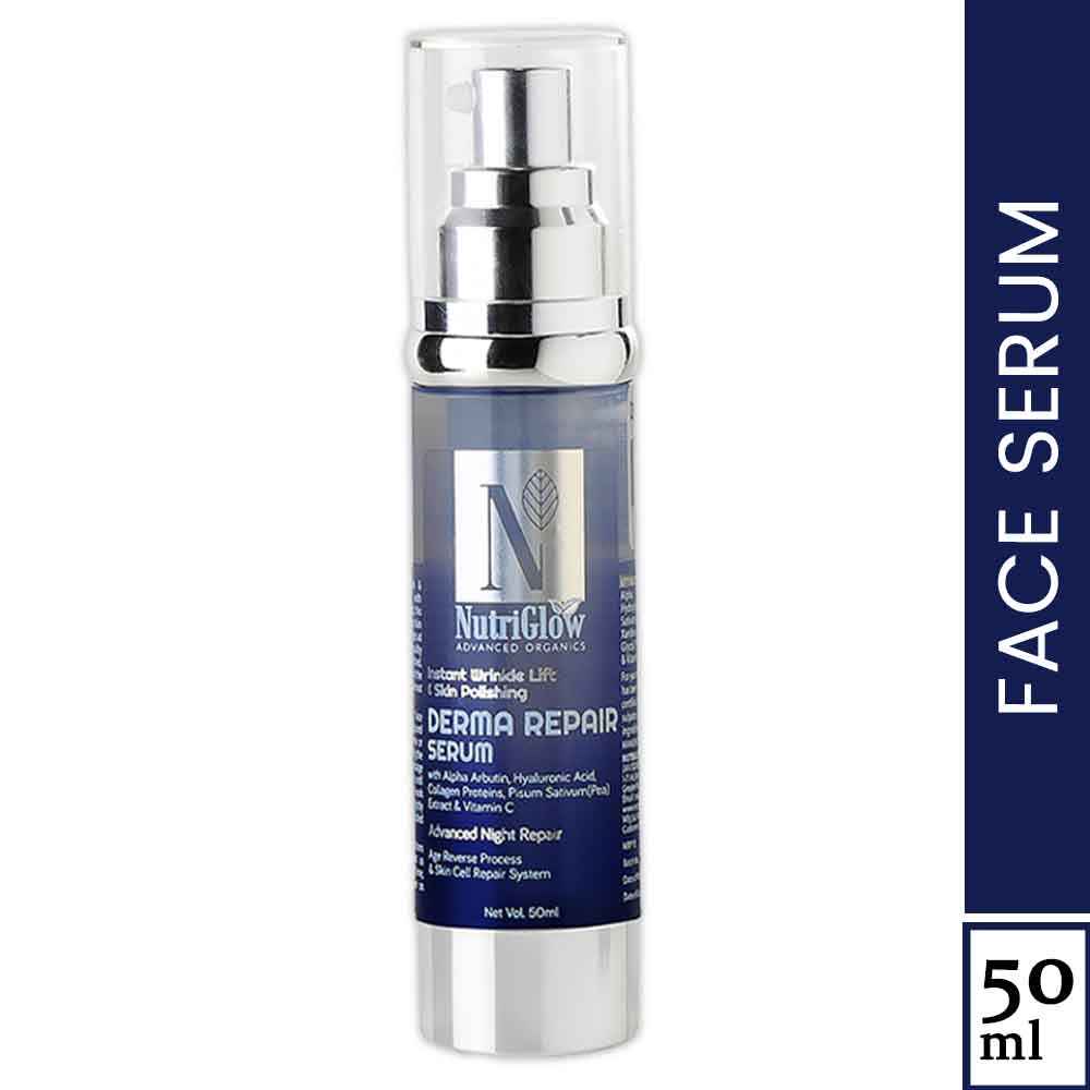 Buy NutriGlow Advanced Organics Derma Repair Serum For Age Reverse Process, 50 ml - Purplle