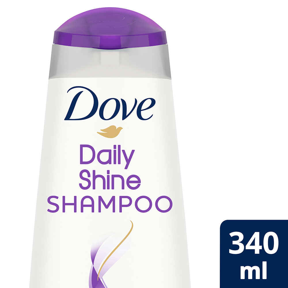 Buy Dove Daily Shine Shampoo (340 ml) - Purplle