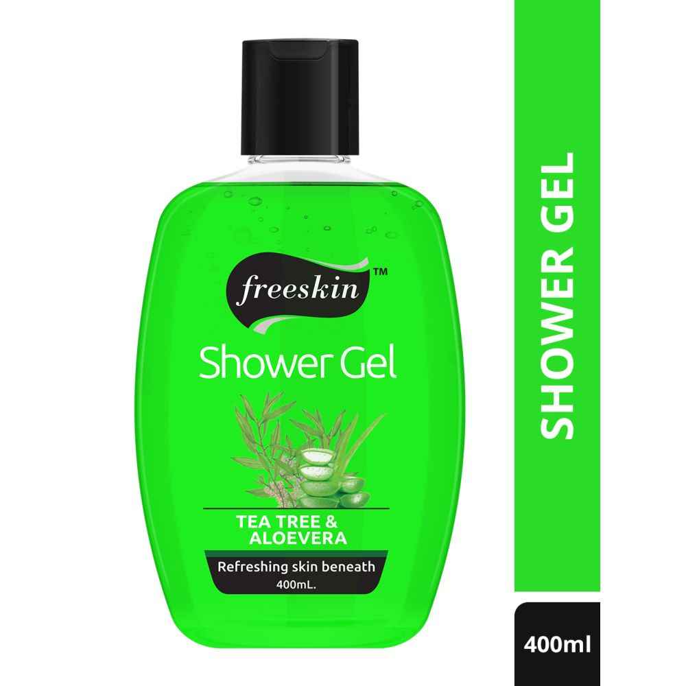 Buy Freeskin Tea Tree & Aloe Vera Shower Gel (400 ml) - Purplle