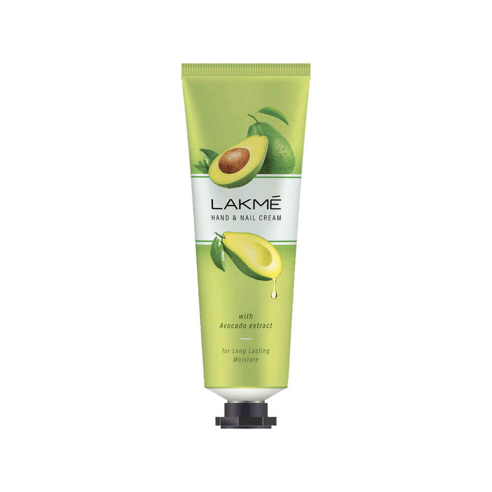 Buy Lakme Hand & Nail Cream with Avocado, Pentavitin and Almond Oil 30g - Purplle