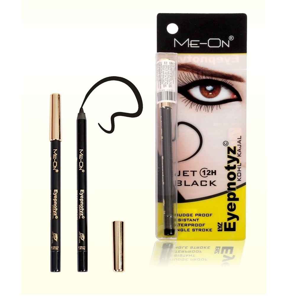 Buy Me-On 12H Eyepnotyz Jet Black Auto Kajal (1g) - Purplle